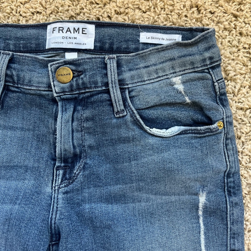Frame distressed skinny jeans - Picture 2 of 3